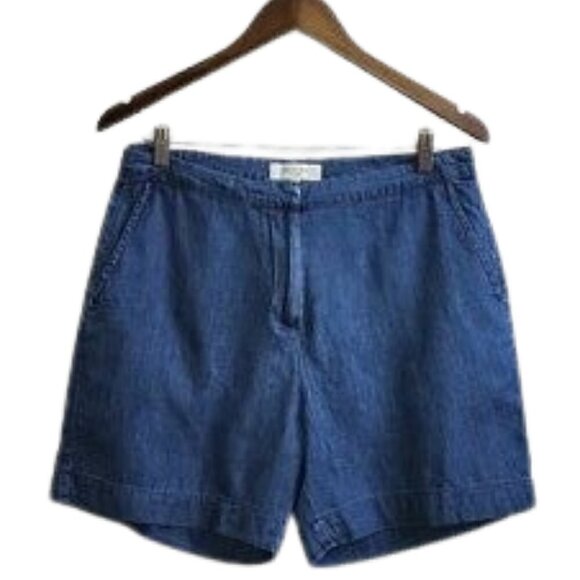 SELECTED FEMME Medium wash light denim shorts - Picture 1 of 7